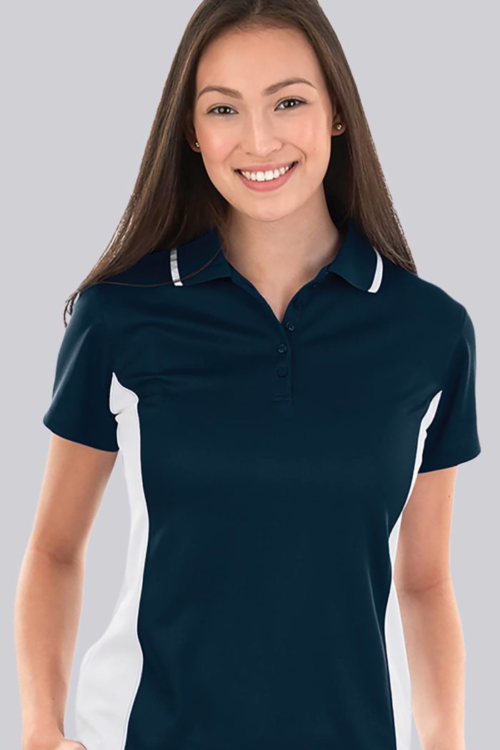 Charles River Color Blocked Polo - Ladies (Navy/White) Liquid Yacht Wear