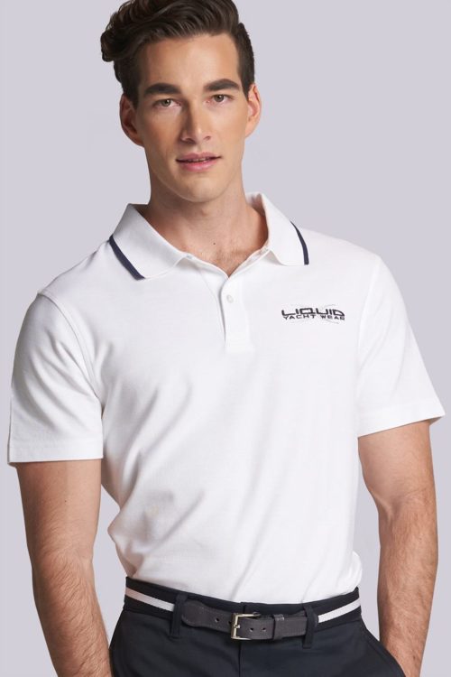 Mens Polo Blocked Color -