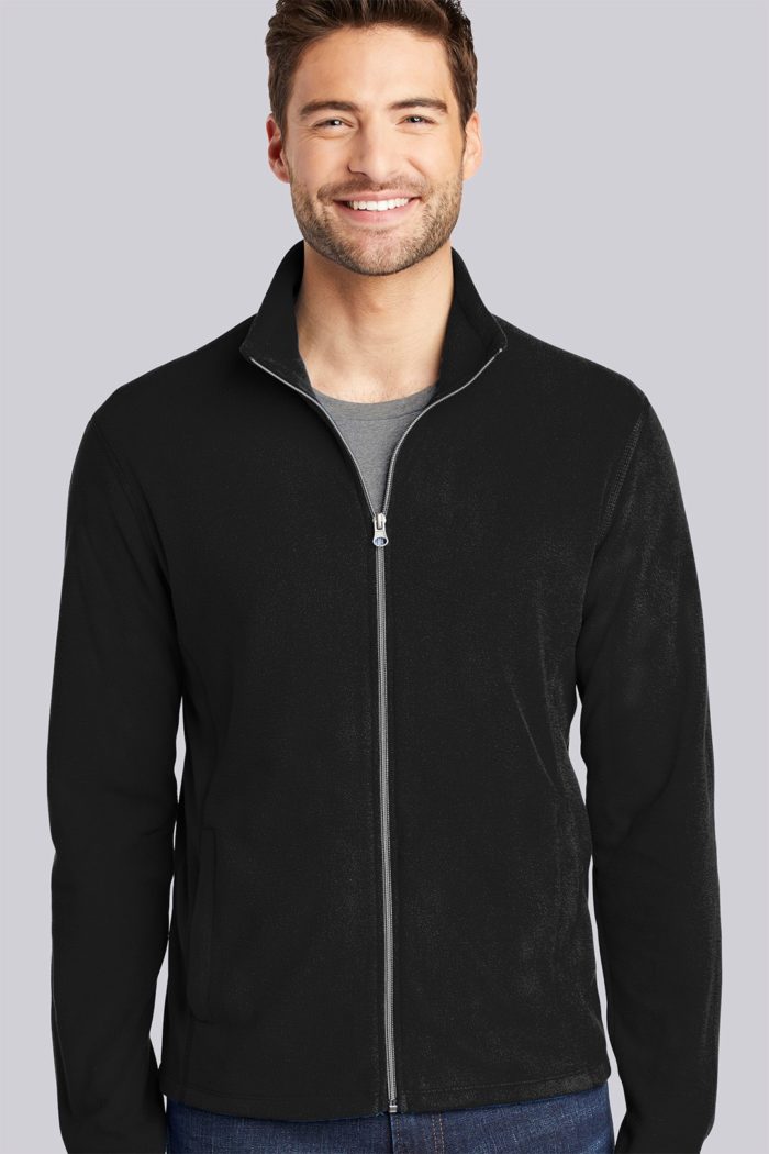 Other Mens Microfleece Full Zip (Black) Liquid Yacht Wear