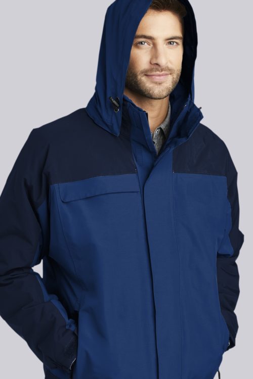 Liquid Yacht Wear mens nootka jacket (navy) Liquid Yacht Wear