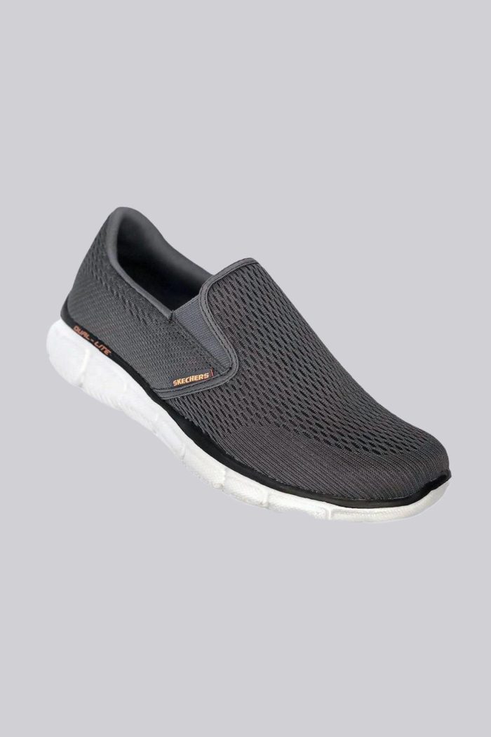 Liquid Yacht Wear Skechers mens comfort slip on shoe (charcoal)