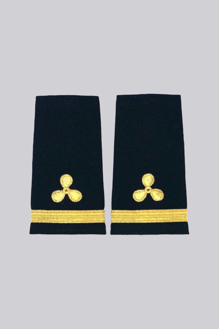 Other Third Engineer Epaulet Gold One Stripe (Black/Gold) Liquid Yacht Wear