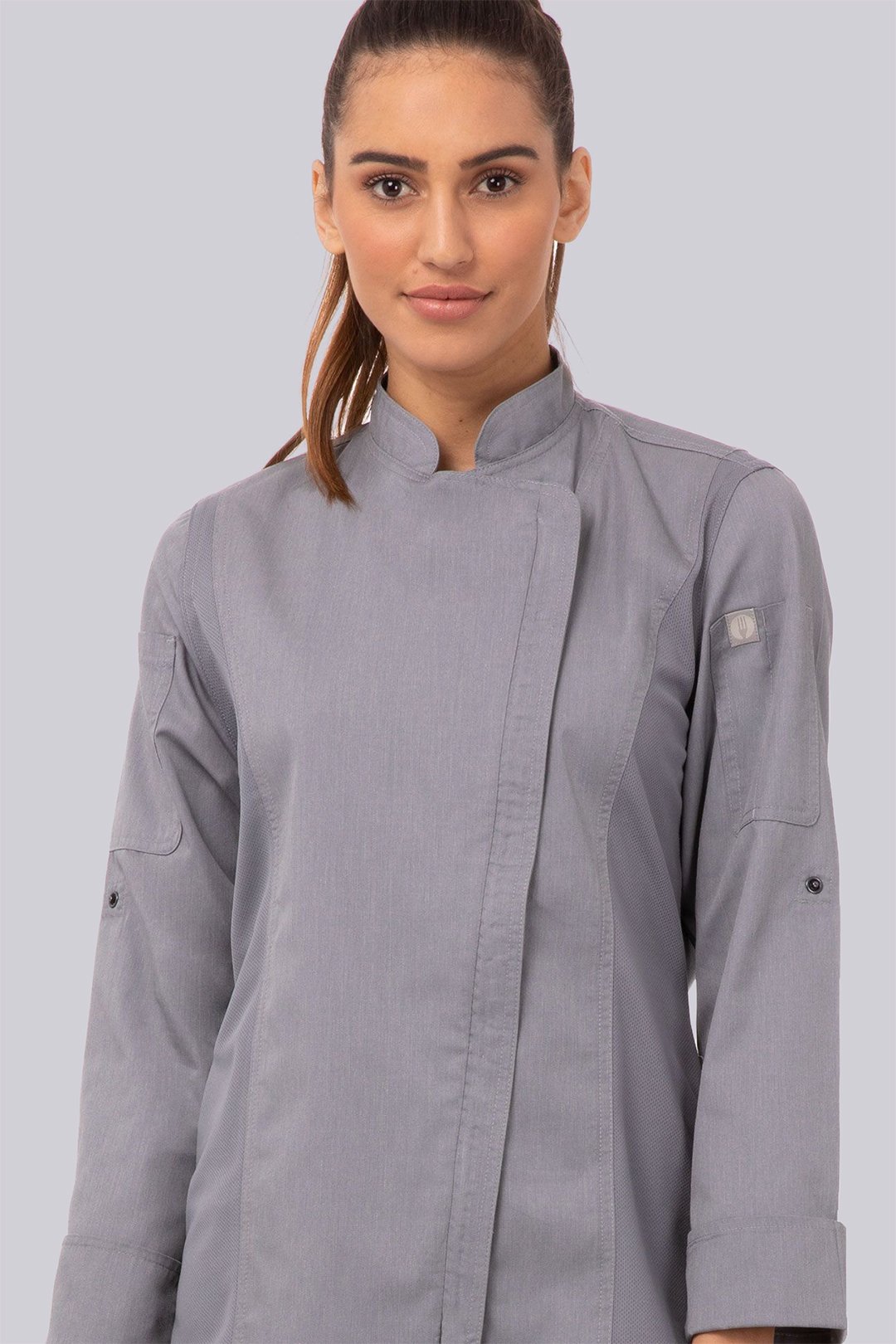 Ladies Long Sleeve Chefs Jacket 