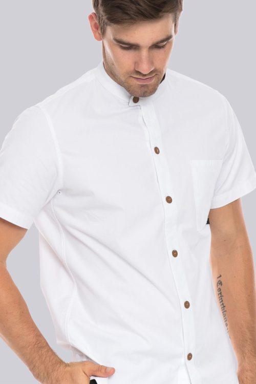 Liquid Yacht Wear Tilit Unisex Chef Shirt (white)