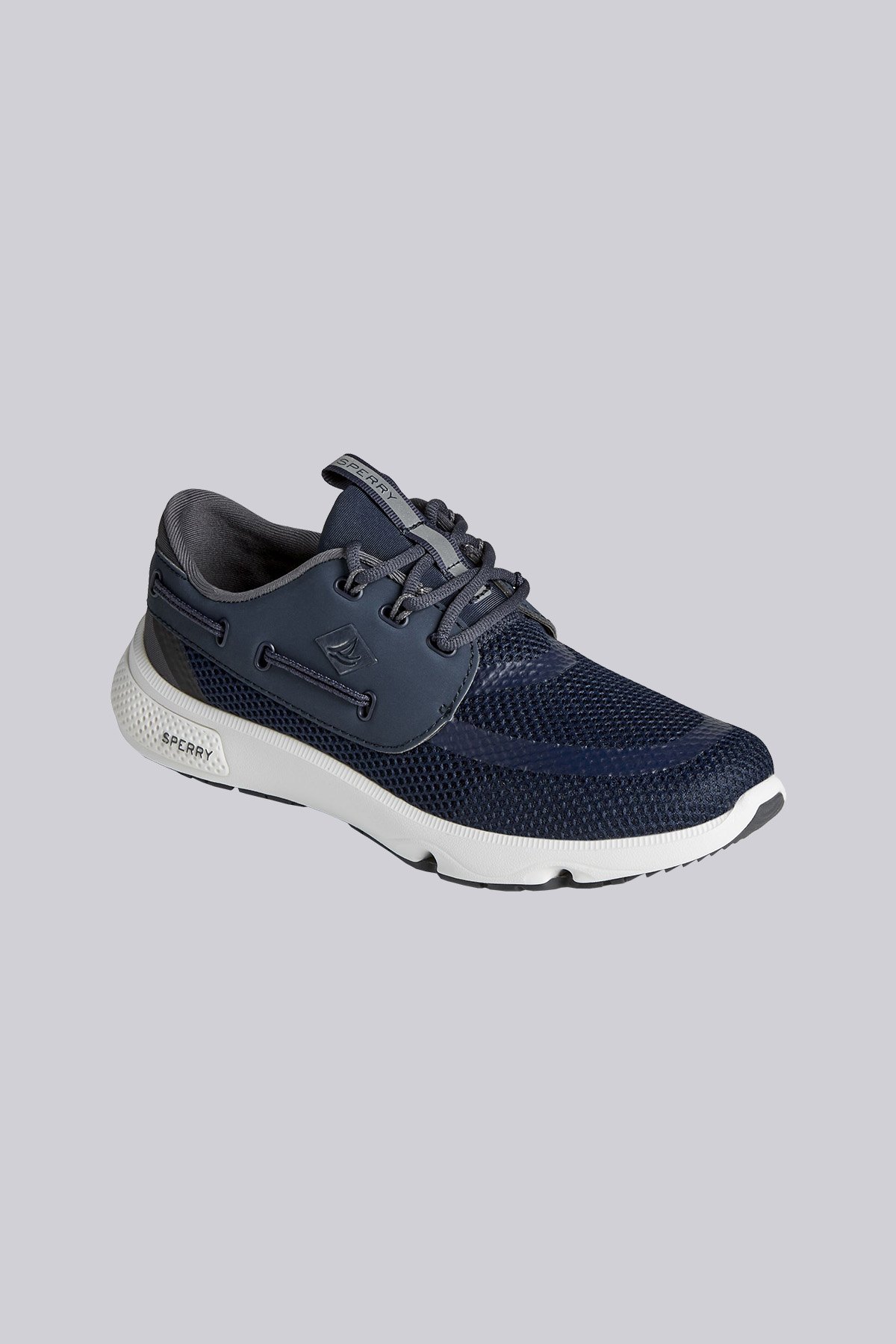 Sperry Ladies 7 Seas 3-Eye Sneaker (Navy) Liquid Yatch Wear