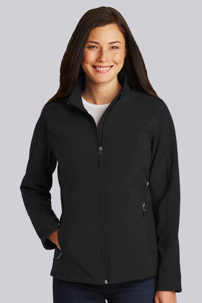 Port Authority Ladies Core Soft Shell Jacket (black) liquid yatch wear