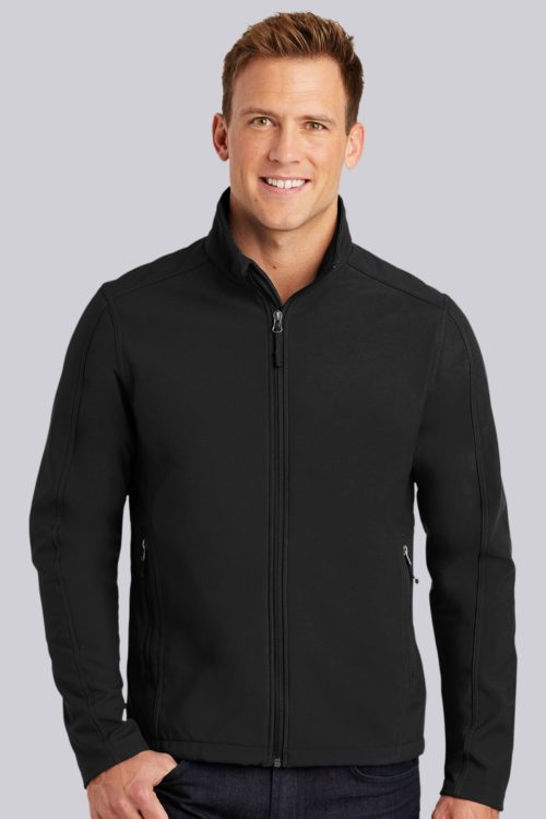 Port Authority Mens Core Soft Shell Jacket (black) liquid yatch wear