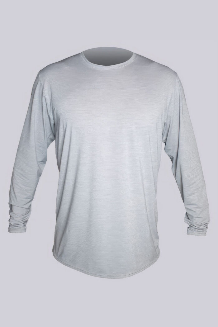 Anetik-mens-low-pro-tech-long-sleeve-tees-alloy-heathered-light-gray-front