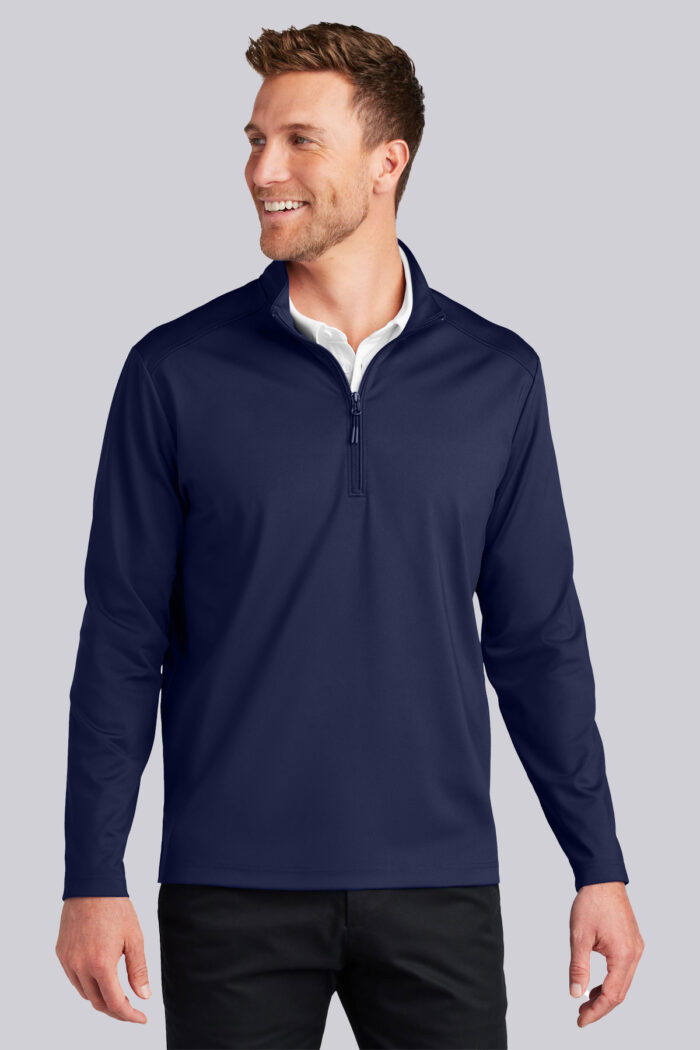 Port Authority Mens C-FREE Double Knit 1/4-Zip - Image 4