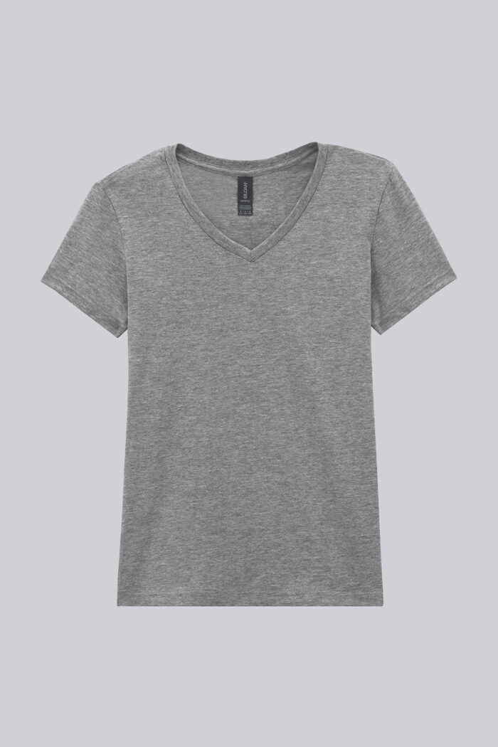 Gildan Ladies Softstyle V Neck T-Shirt - Image 4