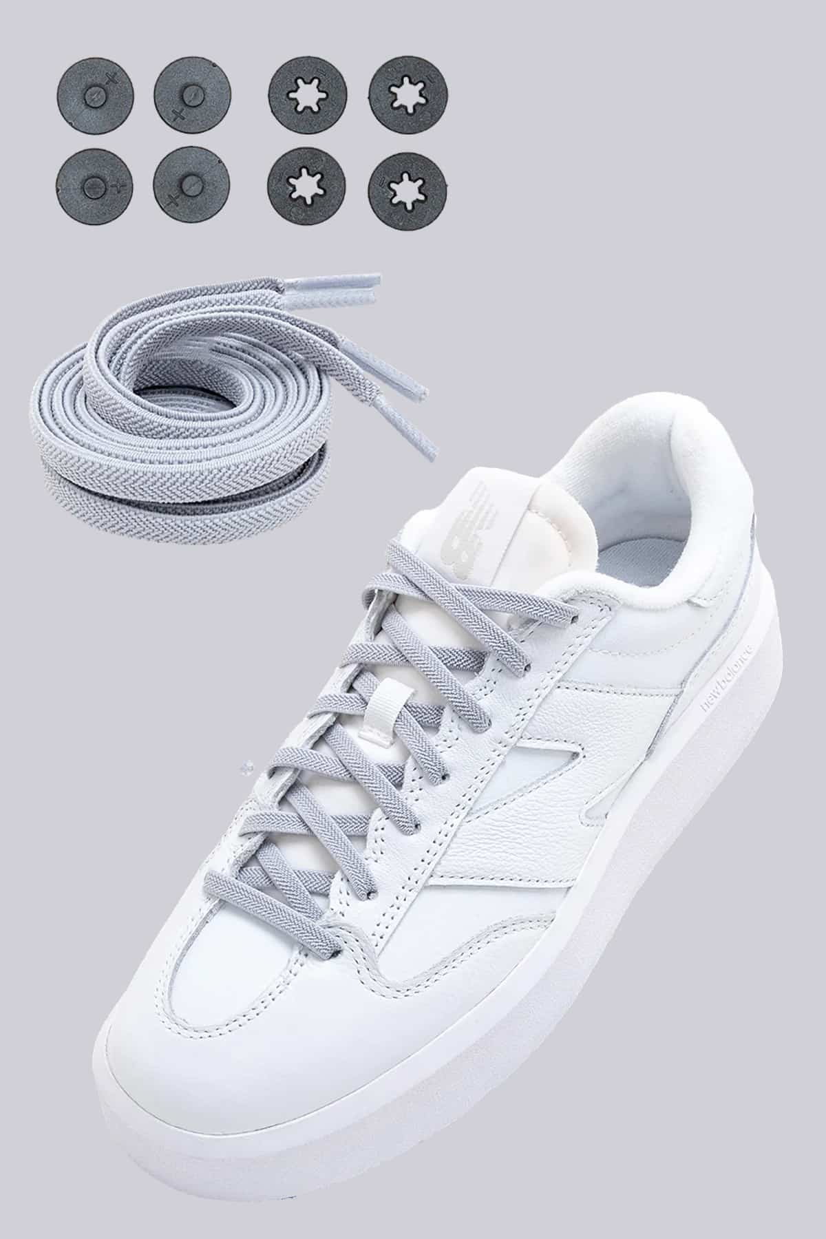 Lock Laces Flat Laces No-Tie Shoelace System - Image 3