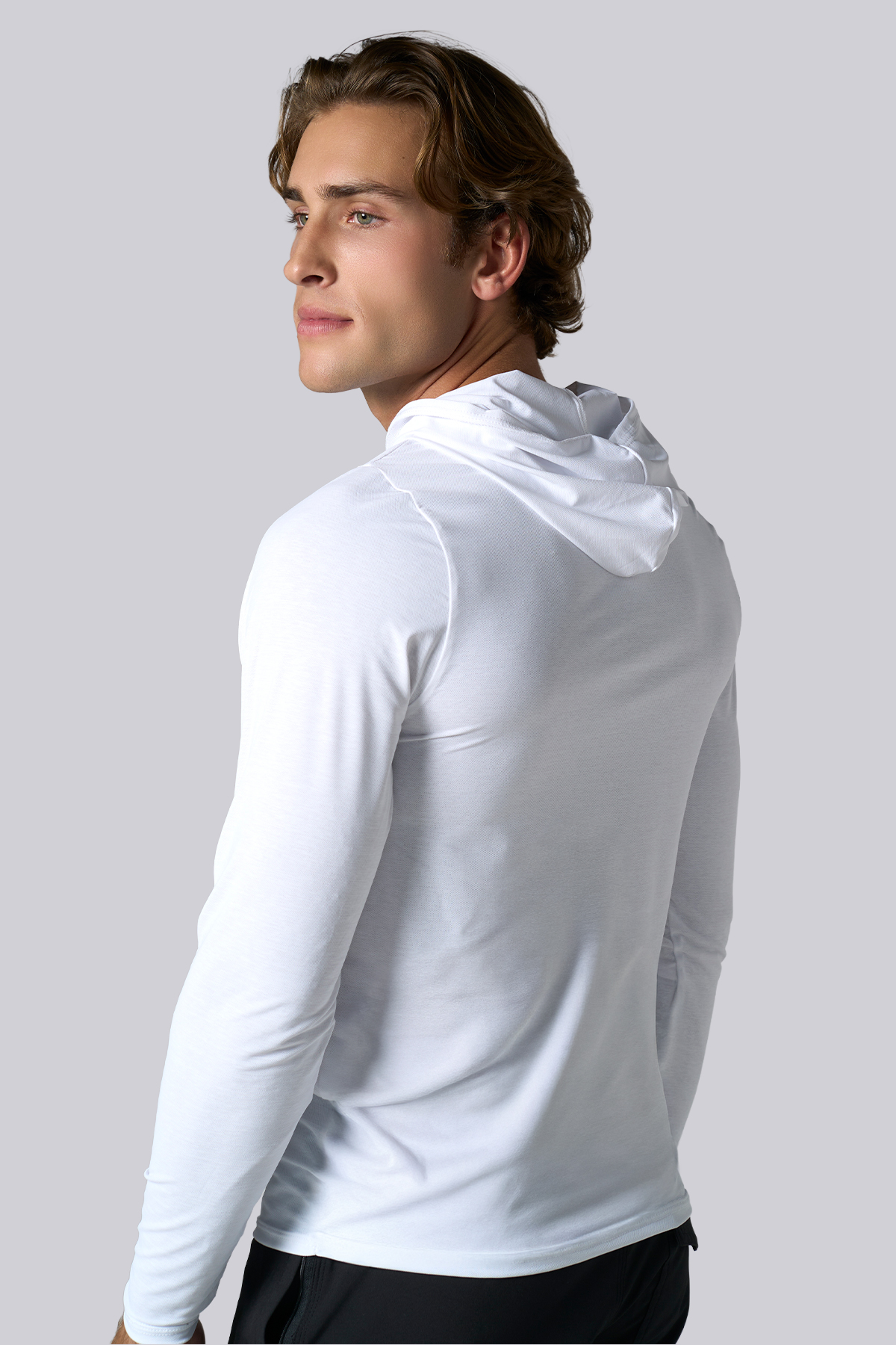 Liquid Men's 5 Flex Hooded Sun Shirt - Image 4