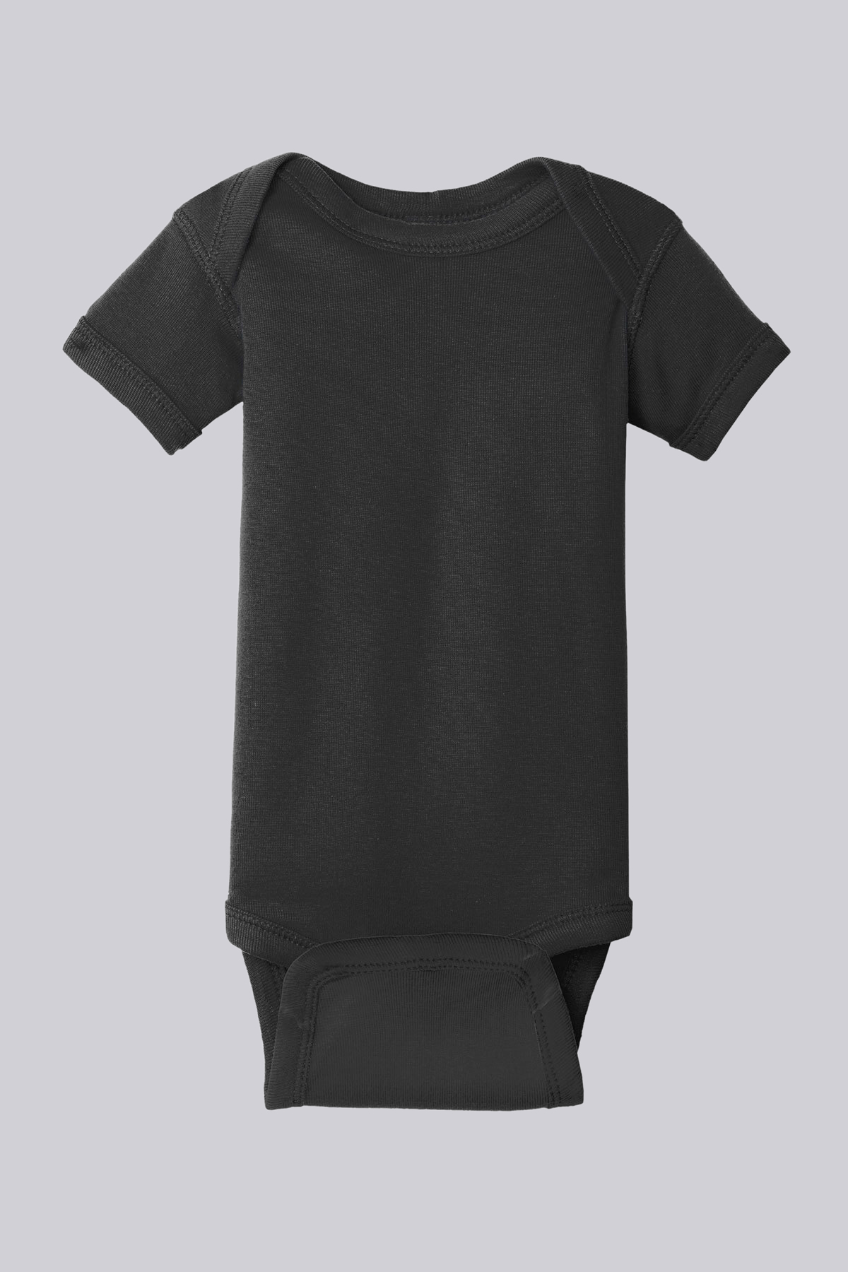 Rabbit Skins Infant Short Sleeve Baby Rib Bodysuit - Image 2